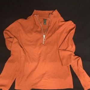 Long sleeve women shirt perfect fall color size M